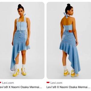 Levis Naomi Osaka Denim Mermaid Skirt